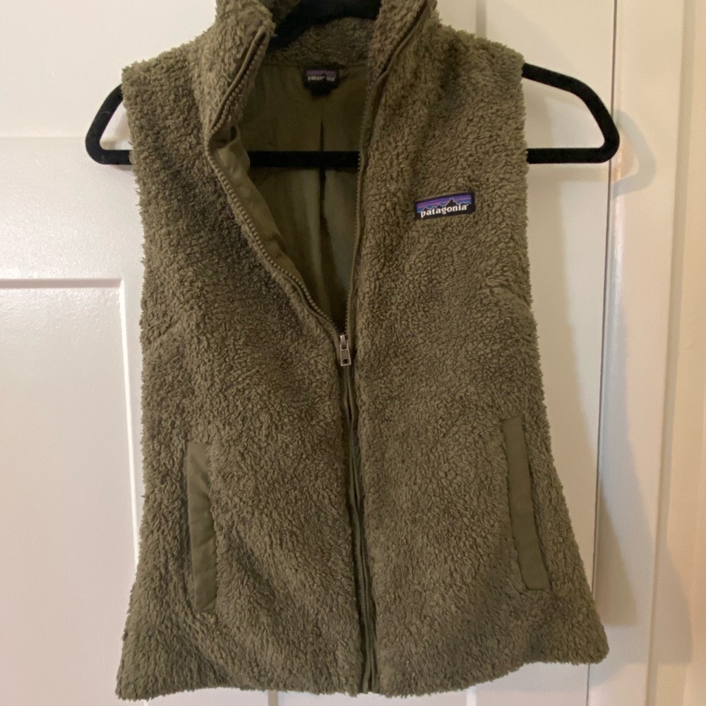 Patagonia Forest Green Fleece Vest